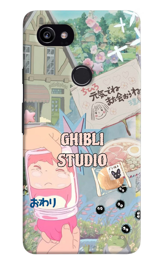 Studio Ghibli Google Pixel 2 XL Hard Case Back Cover by Casekaro