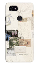 Soft Aesthetic Google Pixel 2 XL Hard Case Back Cover by Casekaro