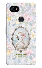 Pretty Mind Pretty Soul Google Pixel 2 XL Hard Case Back Cover by Casekaro