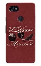 Velvet Cherry Google Pixel 2 XL Hard Case Back Cover by Casekaro