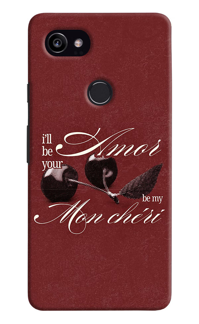 Velvet Cherry Google Pixel 2 XL Hard Case Back Cover by Casekaro