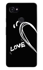 Love Line Google Pixel 2 XL Hard Case Back Cover by Casekaro