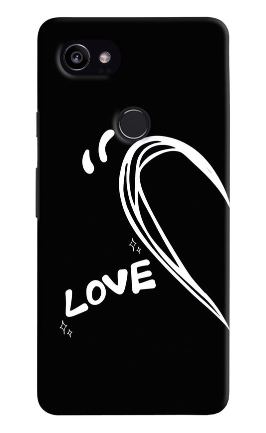 Love Line Google Pixel 2 XL Hard Case Back Cover by Casekaro