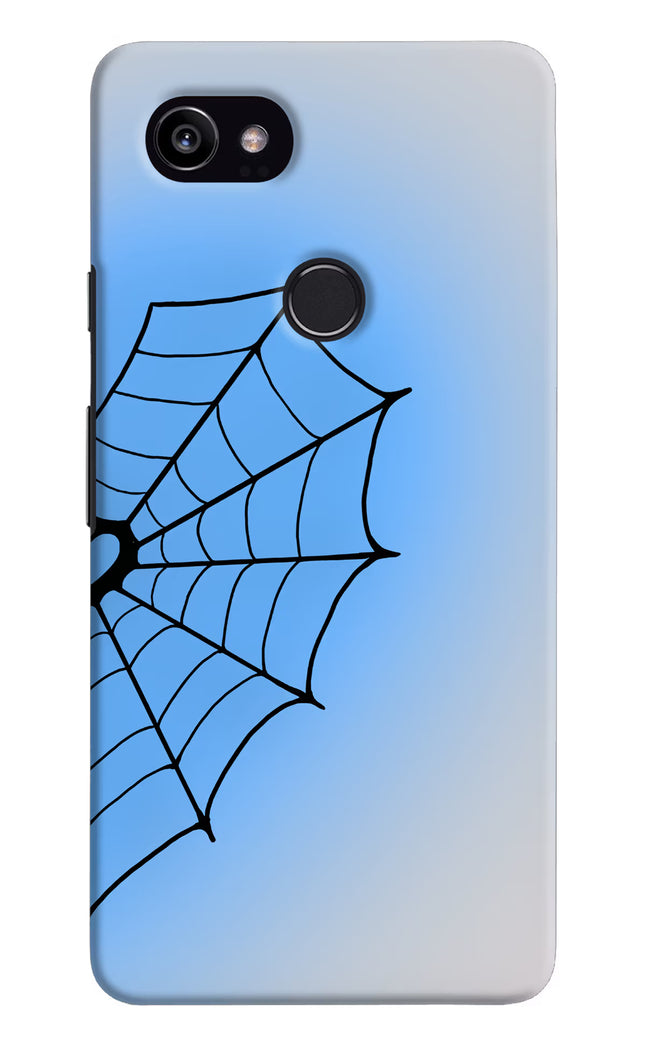Blue Web Google Pixel 2 XL Hard Case Back Cover by Casekaro