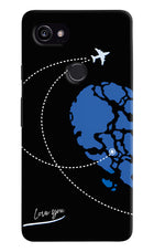 Love Orbit Google Pixel 2 XL Hard Case Back Cover by Casekaro