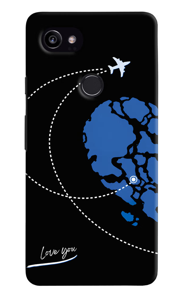 Love Orbit Google Pixel 2 XL Hard Case Back Cover by Casekaro