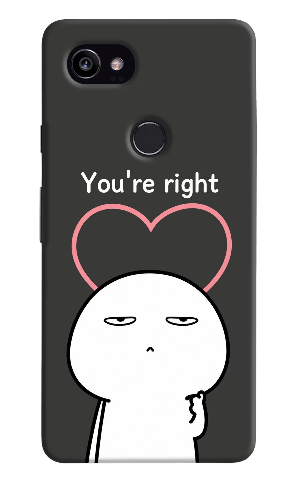 You're Right Google Pixel 2 XL Back Cover