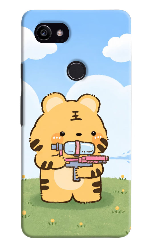 Tiger Treat Google Pixel 2 XL Hard Case Back Cover by Casekaro