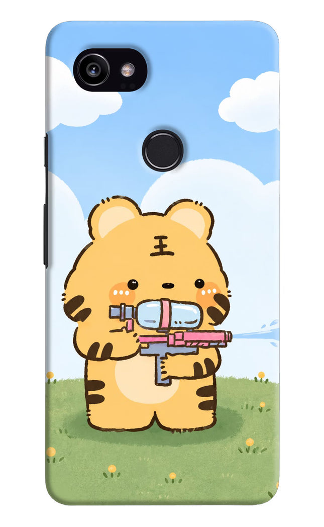 Tiger Treat Google Pixel 2 XL Hard Case Back Cover by Casekaro