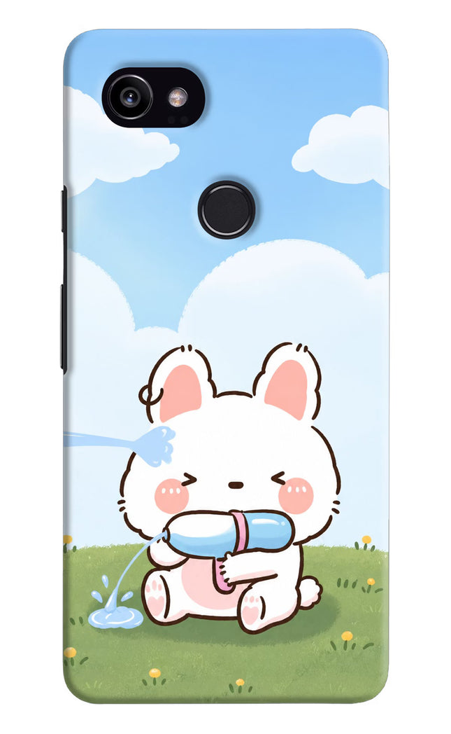 Bunny Treat Google Pixel 2 XL Hard Case Back Cover by Casekaro