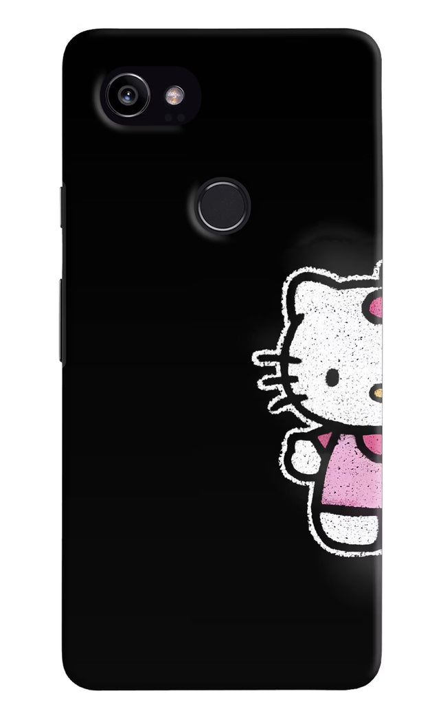 Kitty Charm Google Pixel 2 XL Hard Case Back Cover by Casekaro