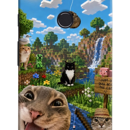 Minecraft Cat Chaos Google Pixel 2 XL Hard Case Back Cover by Casekaro