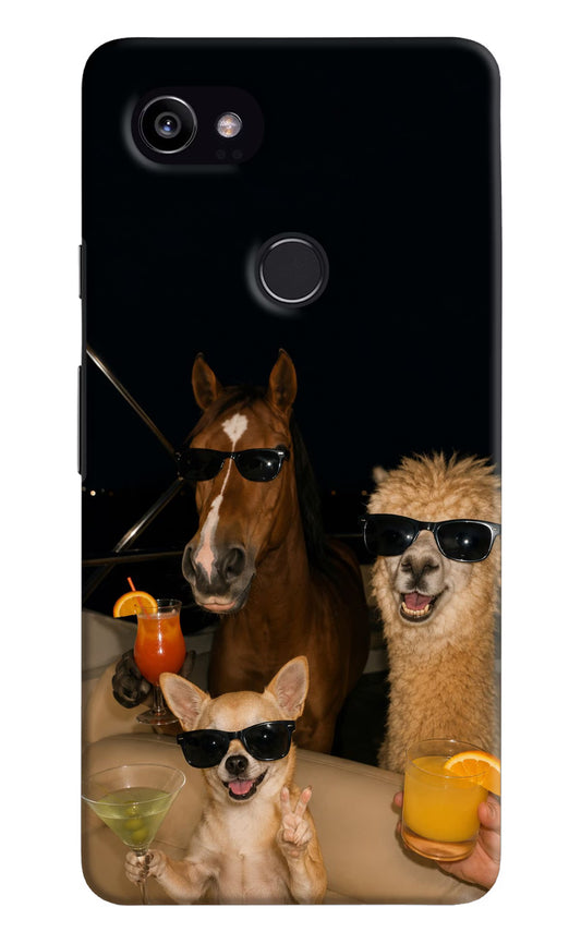 Party Squad Google Pixel 2 XL Hard Case Back Cover by Casekaro