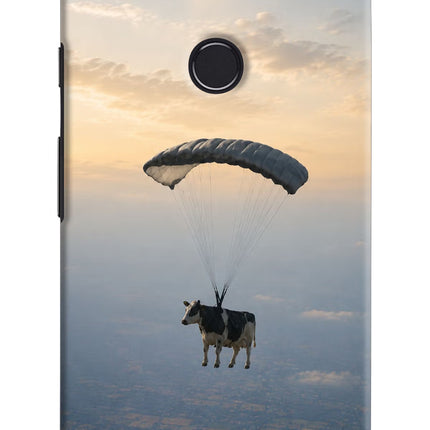 Skydiving Cow Google Pixel 2 XL Hard Case Back Cover by Casekaro