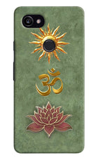 Om & Lotus Google Pixel 2 XL Back Cover