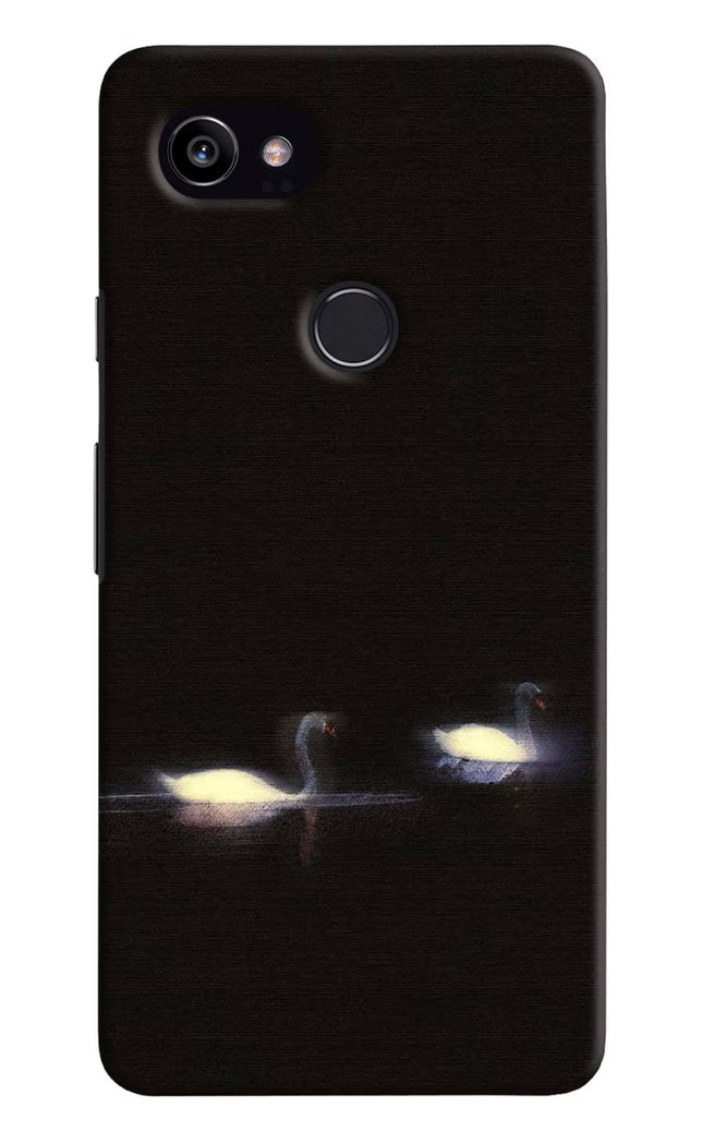 Silent Swans Google Pixel 2 XL Hard Case Back Cover by Casekaro