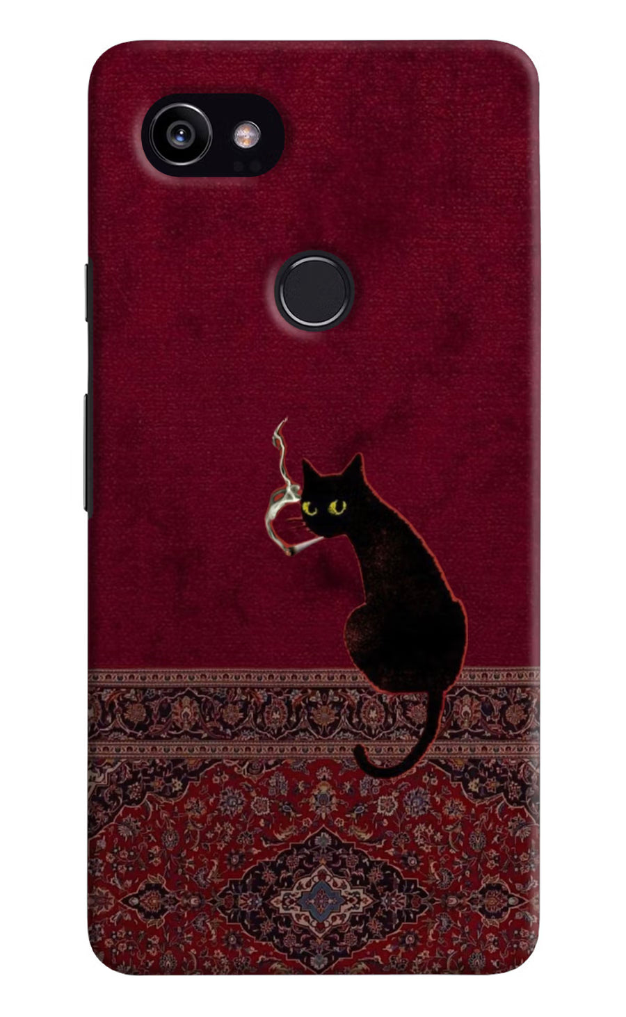 Midnight Cat Google Pixel 2 XL Back Cover, Hard case