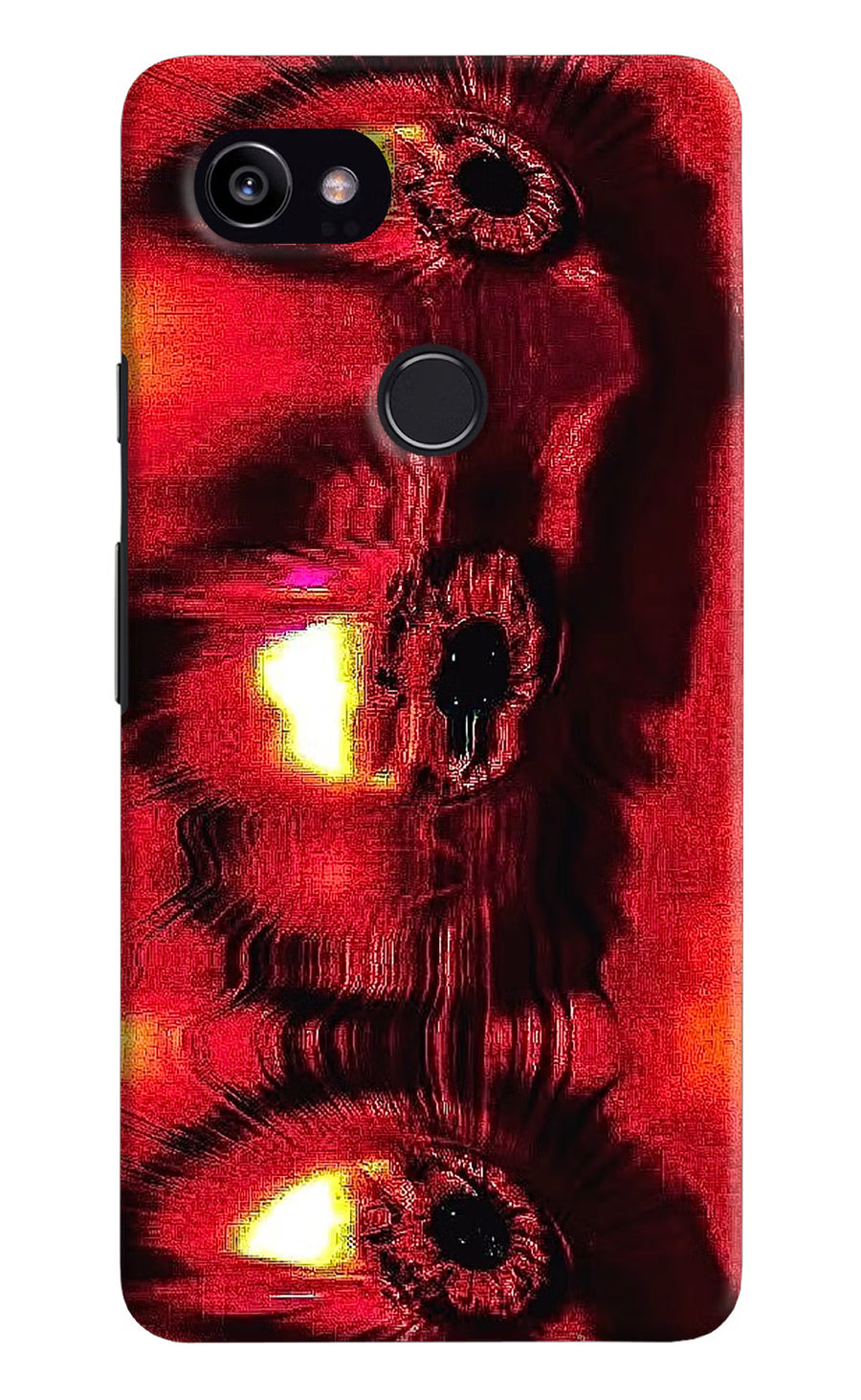 Fire Eye Google Pixel 2 XL Back Cover, Hard case