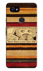 Vinyl Stripes Google Pixel 2 XL Hard Case Back Cover by Casekaro