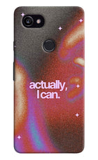 Pink Aura Google Pixel 2 XL Hard Case Back Cover by Casekaro