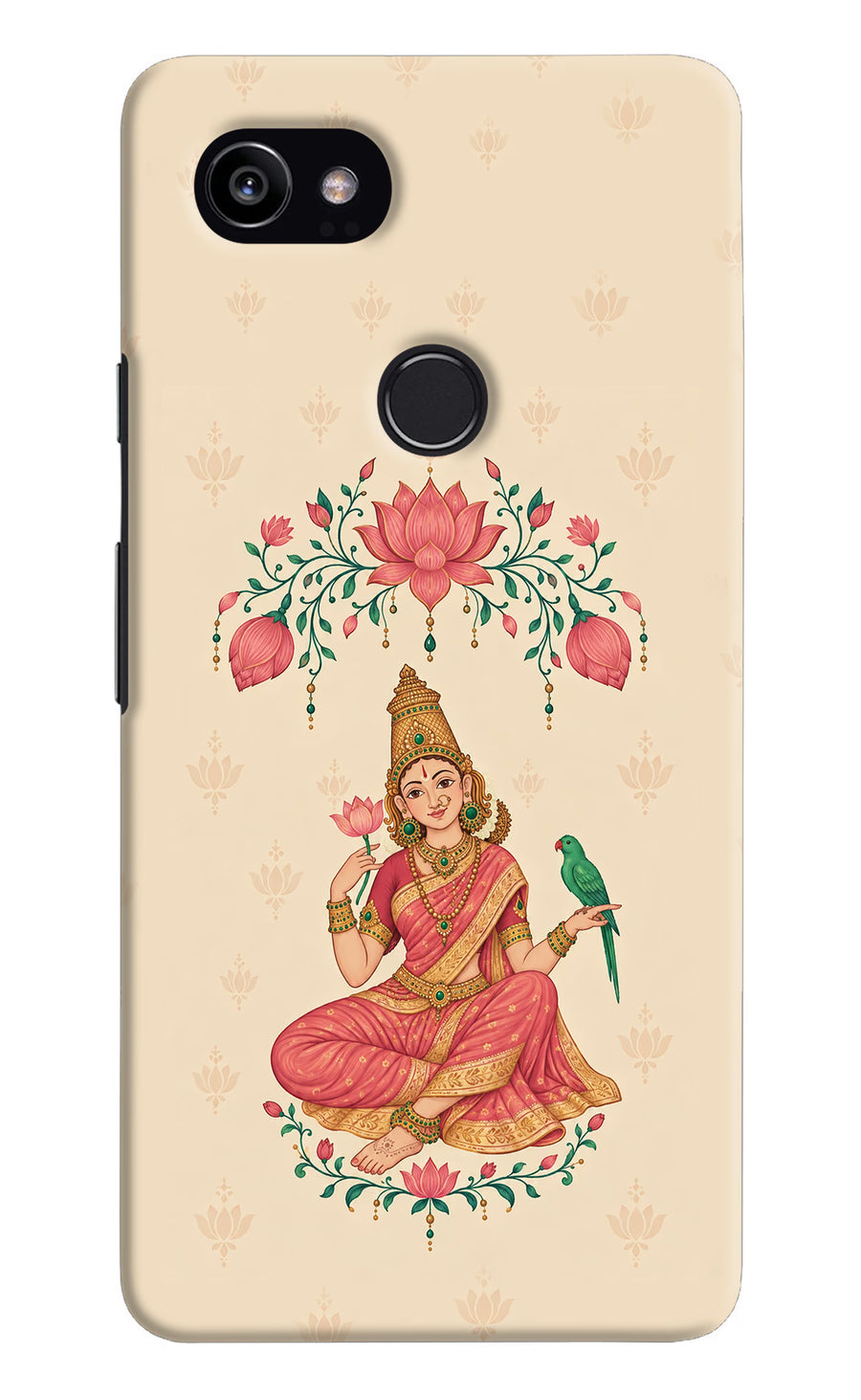 Goddess Lakshmi Google Pixel 2 XL Back Cover, Hard case