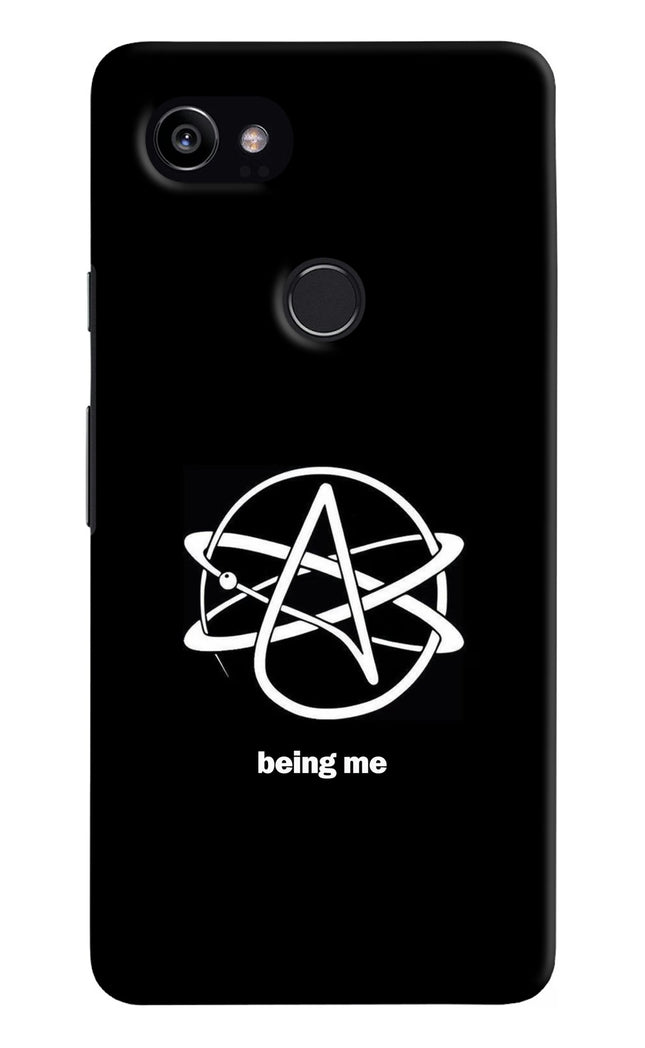 Atheist Symbol Google Pixel 2 XL Hard Case Back Cover by Casekaro