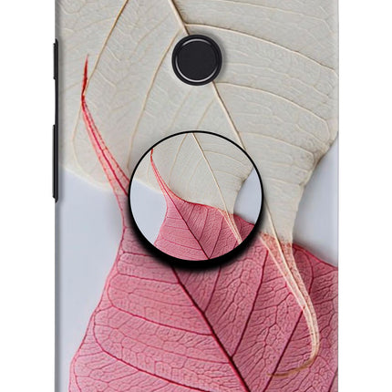 White Pink Leaf Google Pixel 2 XL Pop Case by Casekaro
