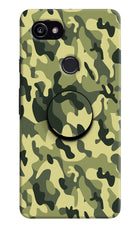 Camouflage Google Pixel 2 XL Pop Case by Casekaro
