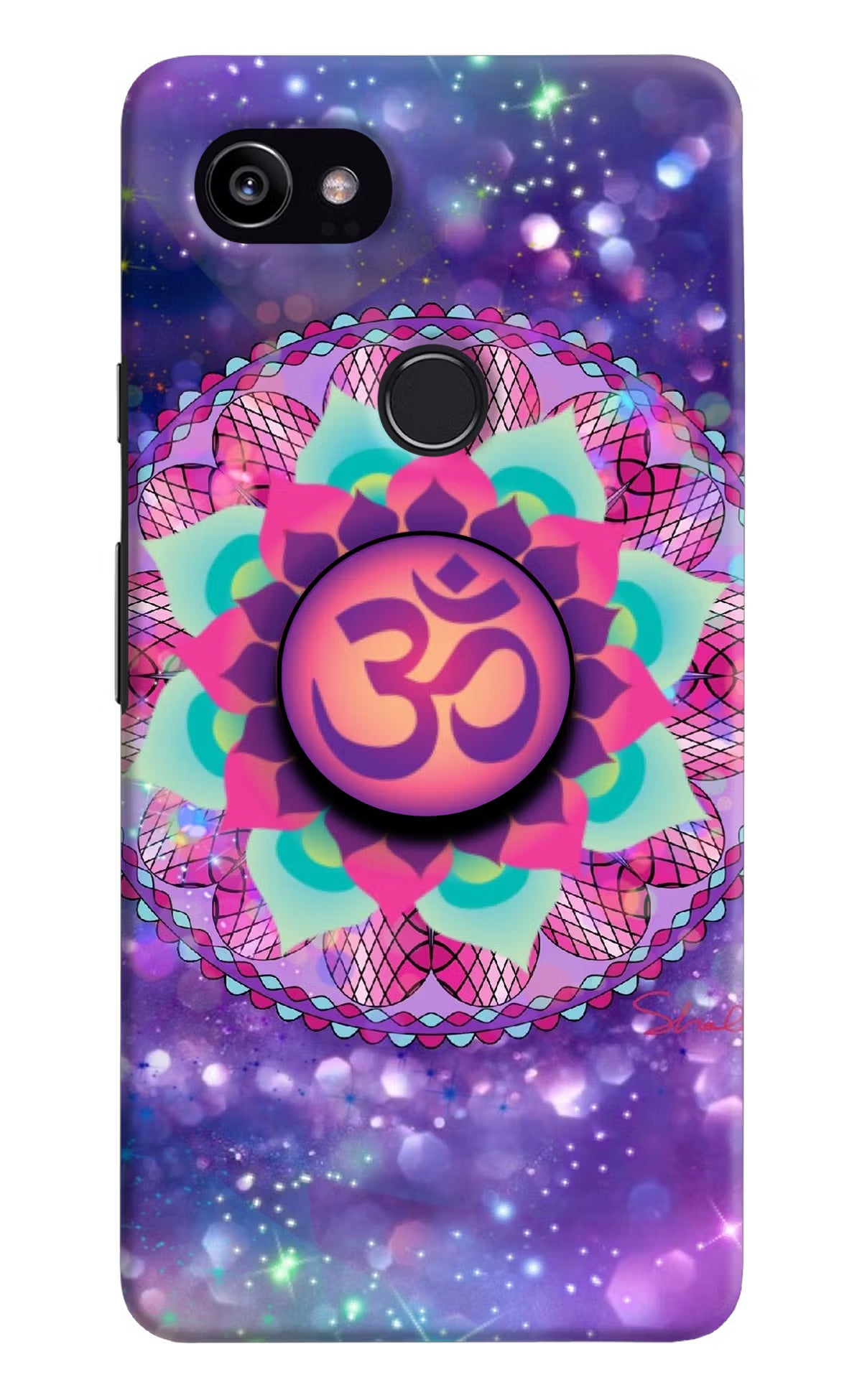Om Purple Google Pixel 2 XL Pop Case by Casekaro