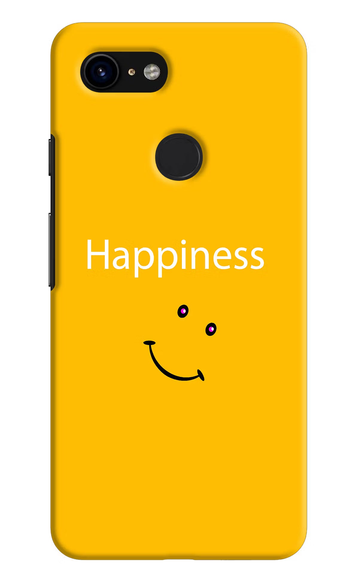 Happiness With Smiley Google Pixel 3 Hard Case Back Cover by Casekaro
