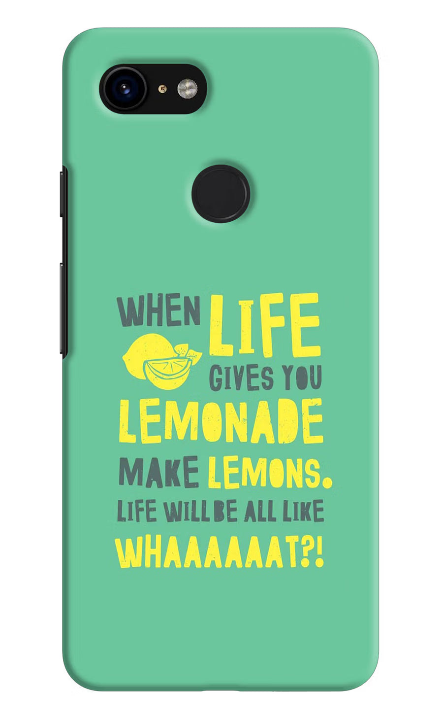 Quote Google Pixel 3 Back Cover, Hard case
