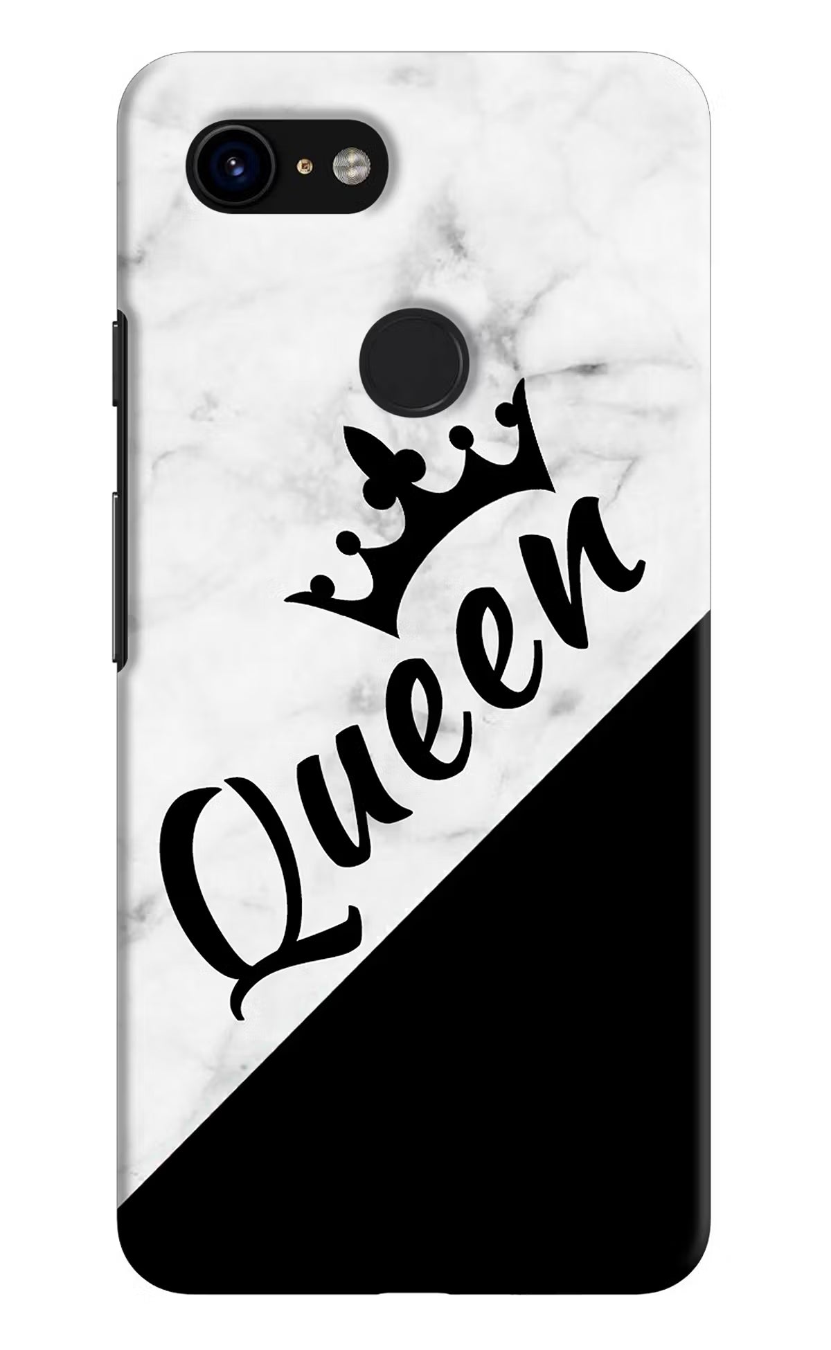 Queen Google Pixel 3 Hard Case Back Cover by Casekaro