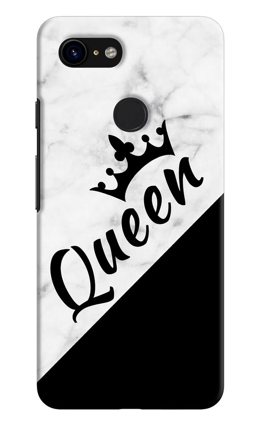 Queen Google Pixel 3 Hard Case Back Cover by Casekaro