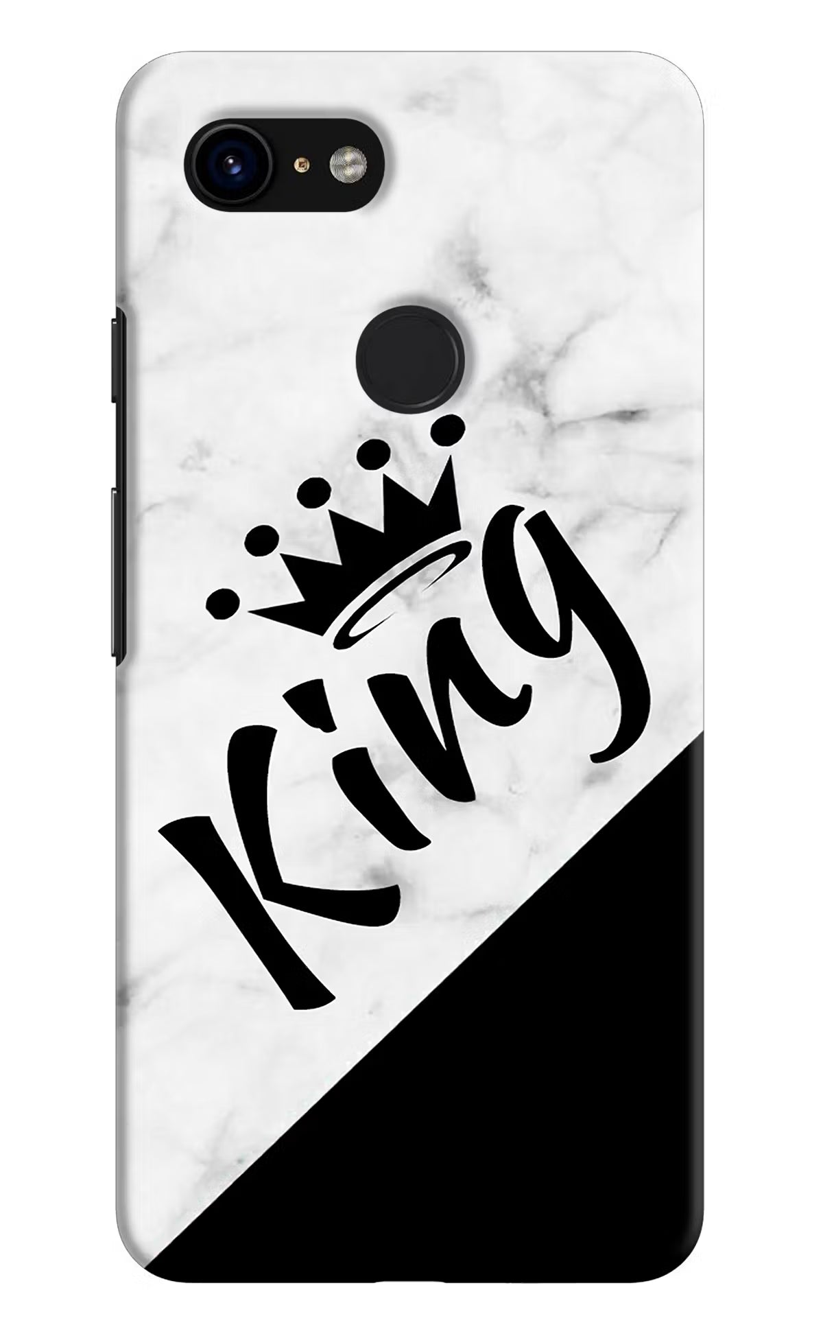 King Google Pixel 3 Hard Case Back Cover by Casekaro