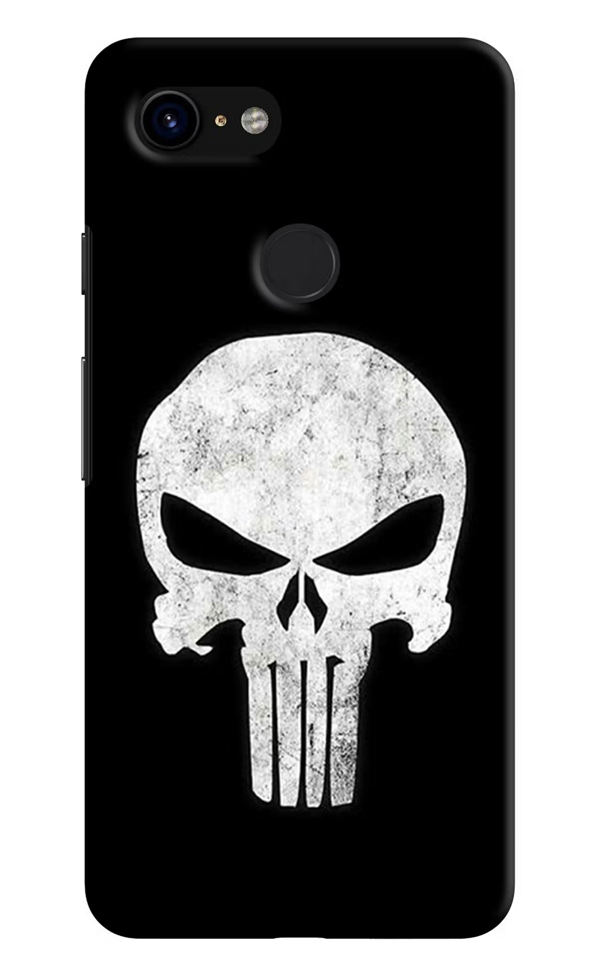 Punisher Skull Google Pixel 3 Hard Case Back Cover by Casekaro