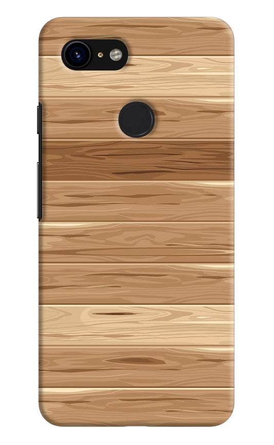 Wooden Vector Google Pixel 3 Hard Case Back Cover by Casekaro