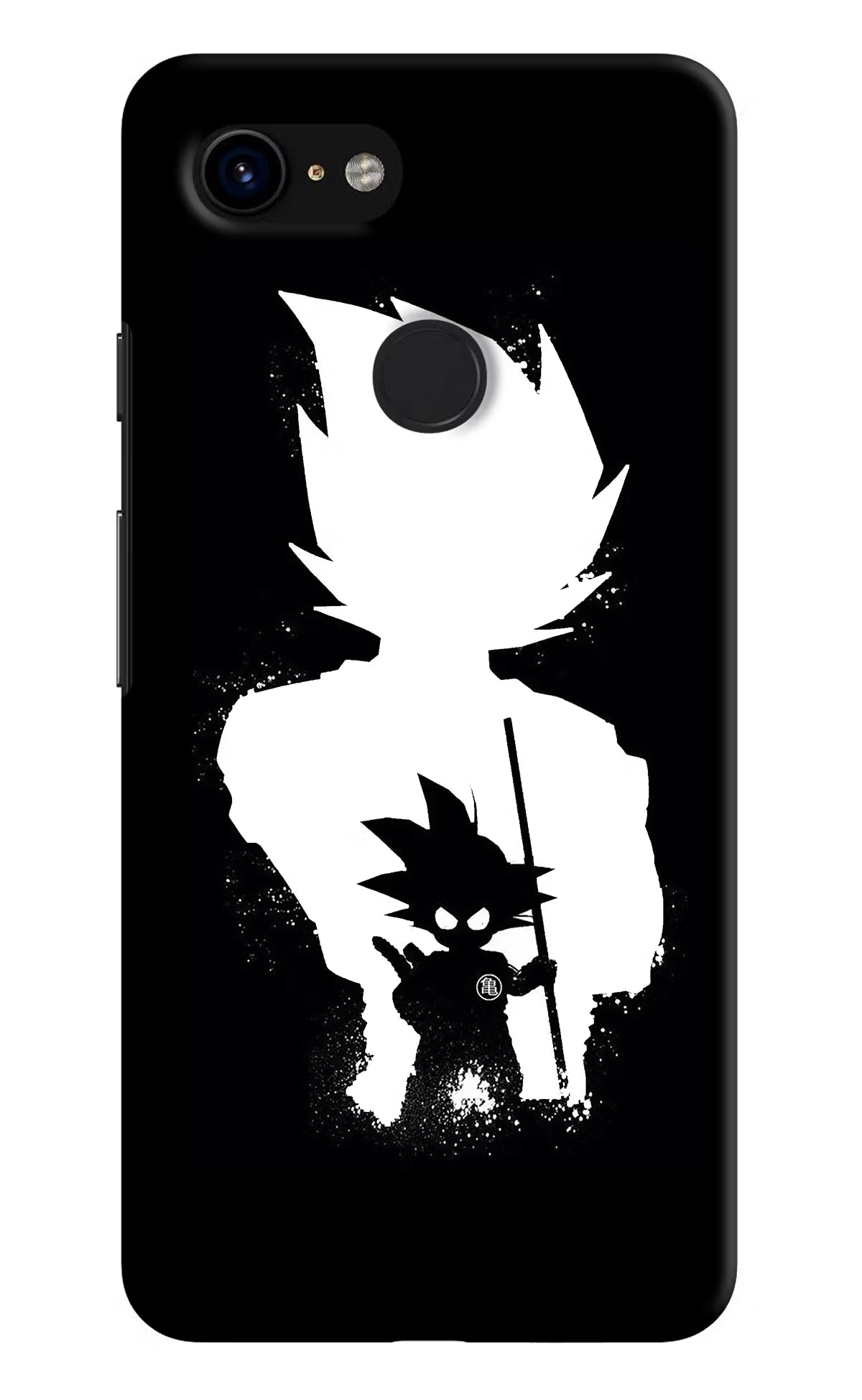 Goku Shadow Google Pixel 3 Hard Case Back Cover by Casekaro