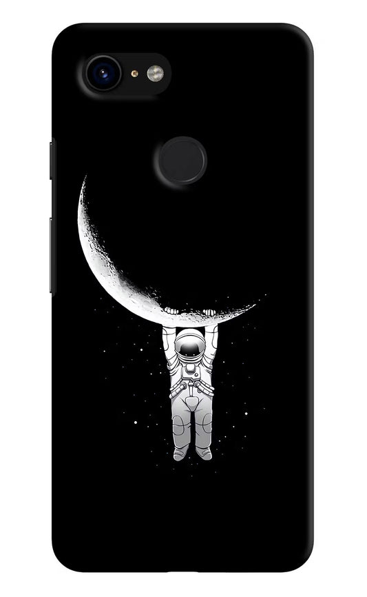 Moon Space Google Pixel 3 Hard Case Back Cover by Casekaro