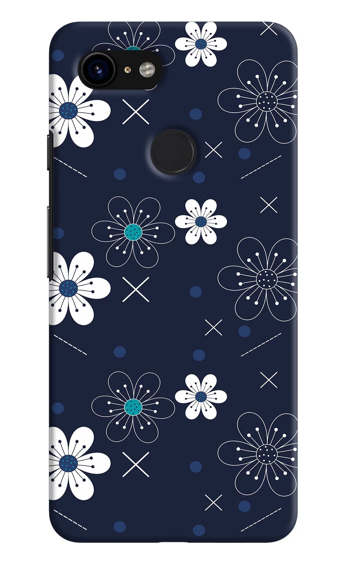 Flowers Google Pixel 3 Hard Case Back Cover by Casekaro