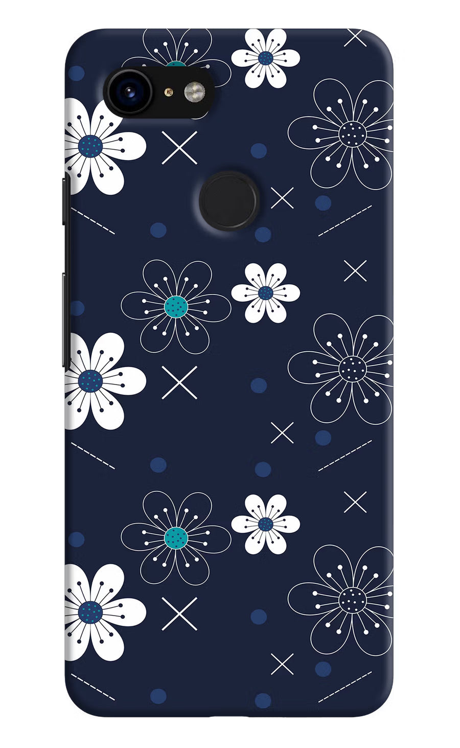 Flowers Google Pixel 3 Back Cover, Hard case