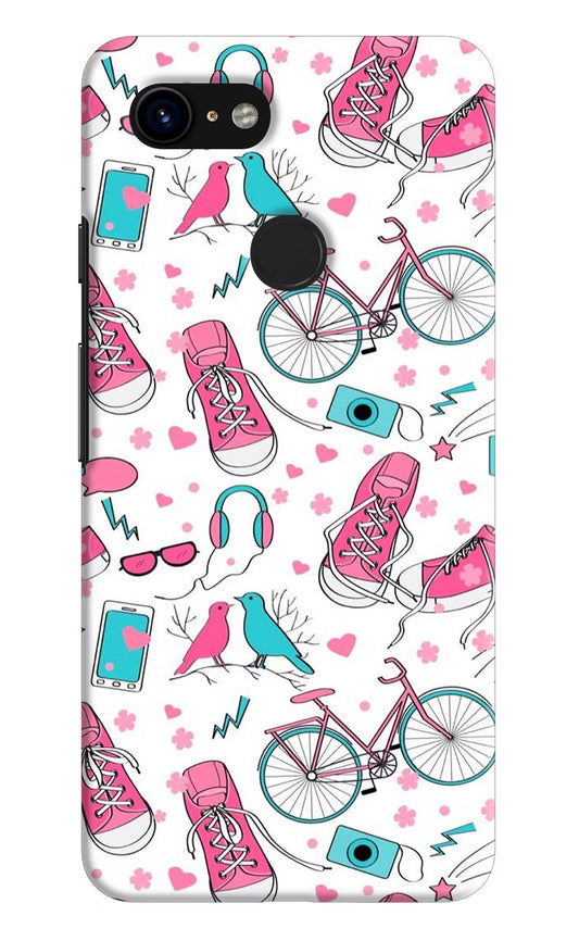 Artwork Google Pixel 3 Hard Case Back Cover by Casekaro