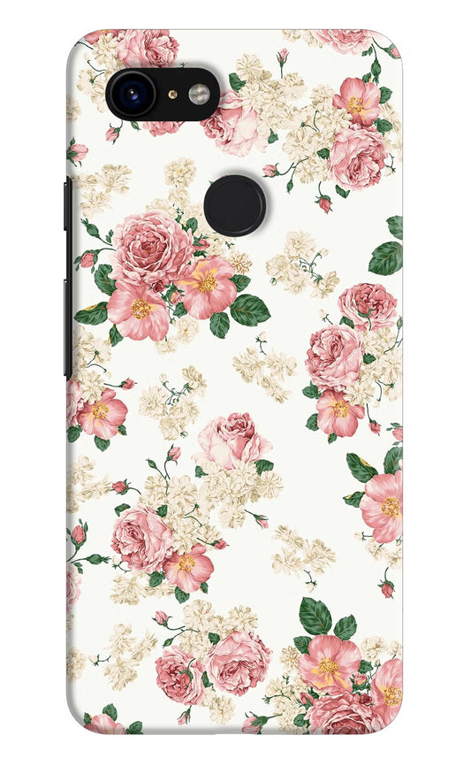 Flowers Google Pixel 3 Hard Case Back Cover by Casekaro