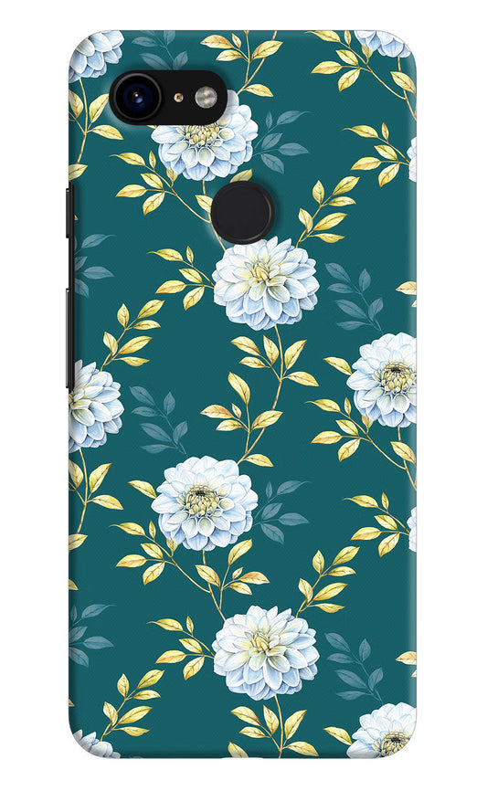 Flowers Google Pixel 3 Hard Case Back Cover by Casekaro