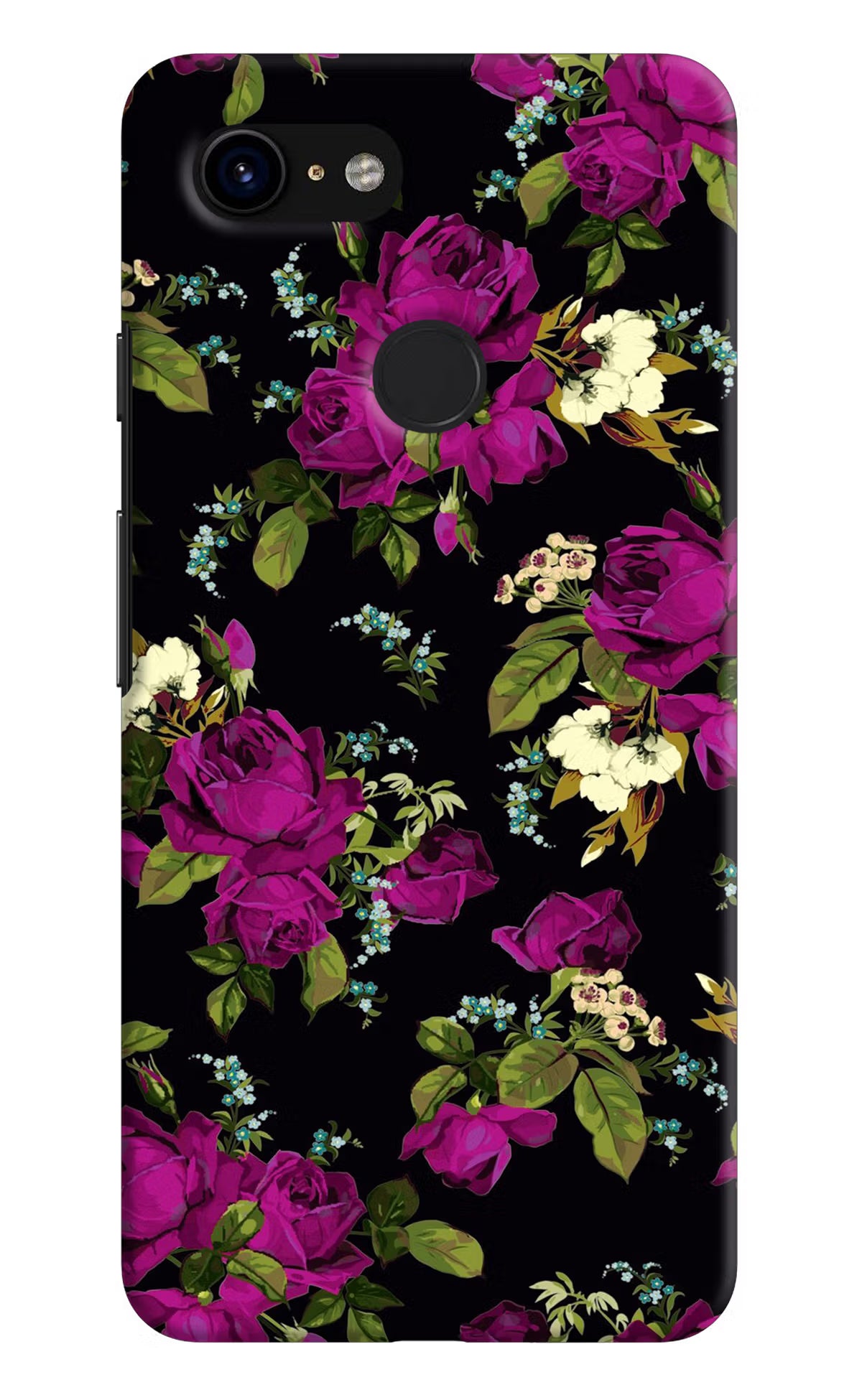 Flowers Google Pixel 3 Hard Case Back Cover by Casekaro