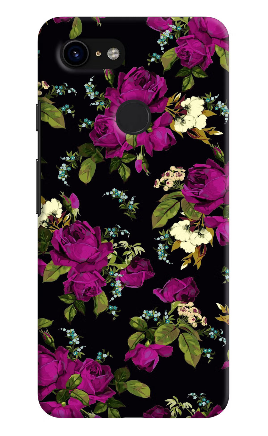 Flowers Google Pixel 3 Back Cover, Hard case