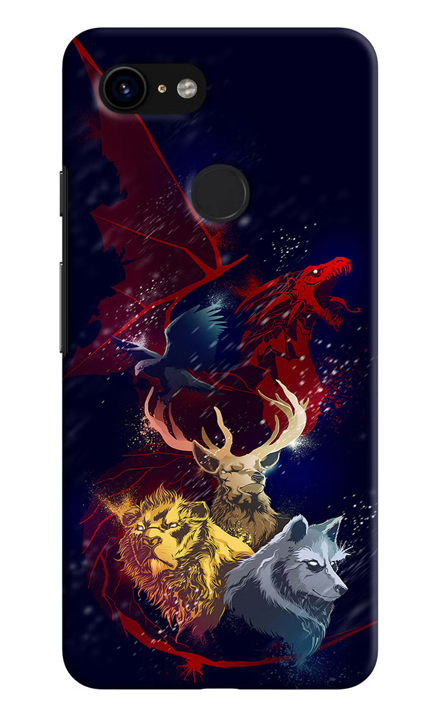 Game Of Thrones Google Pixel 3 Back Cover, Hard case