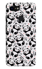 Cute Panda Google Pixel 3 Hard Case Back Cover by Casekaro