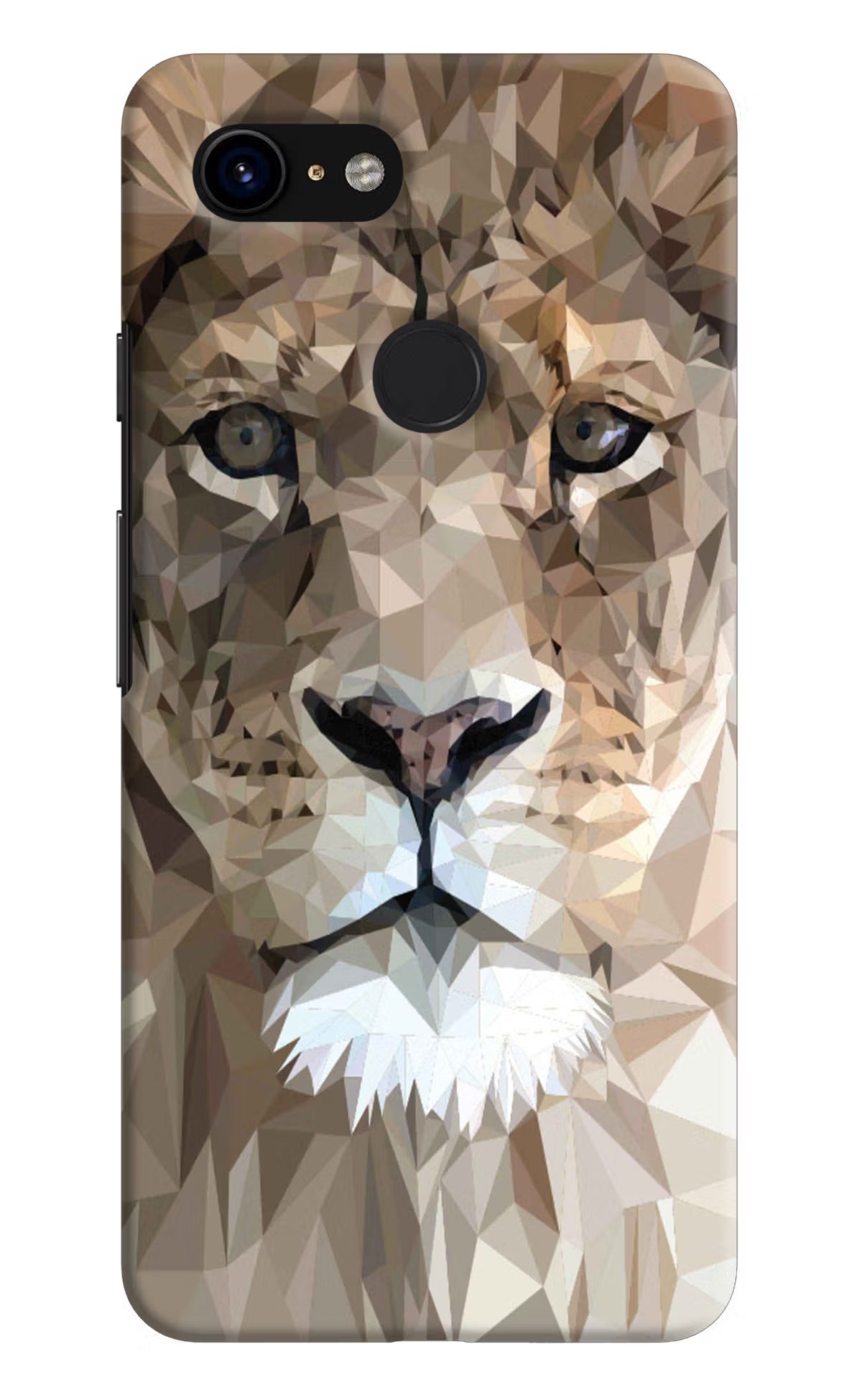 Lion Art Google Pixel 3 Hard Case Back Cover by Casekaro