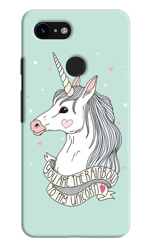Unicorn Wallpaper Google Pixel 3 Hard Case Back Cover by Casekaro