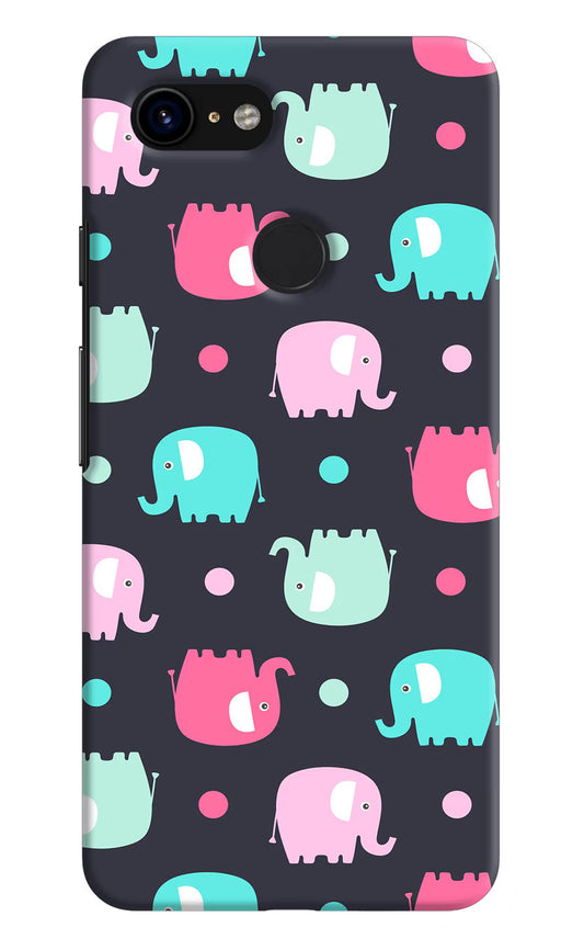Elephants Google Pixel 3 Hard Case Back Cover by Casekaro